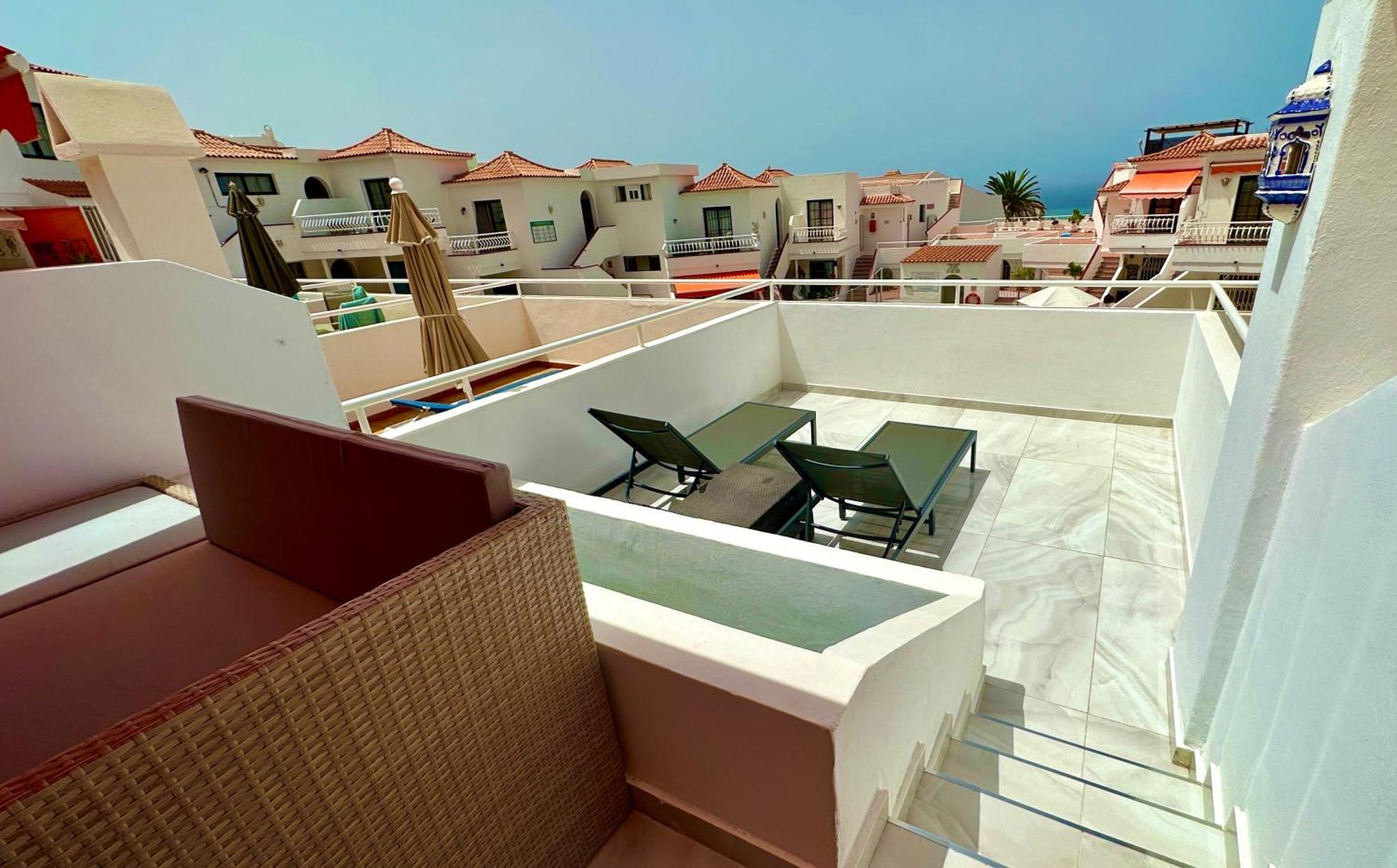 Apartamento Luxury Diamond - Ocean View, Big Terraces, Air Con, Wifi Los Cristianos  Exterior foto