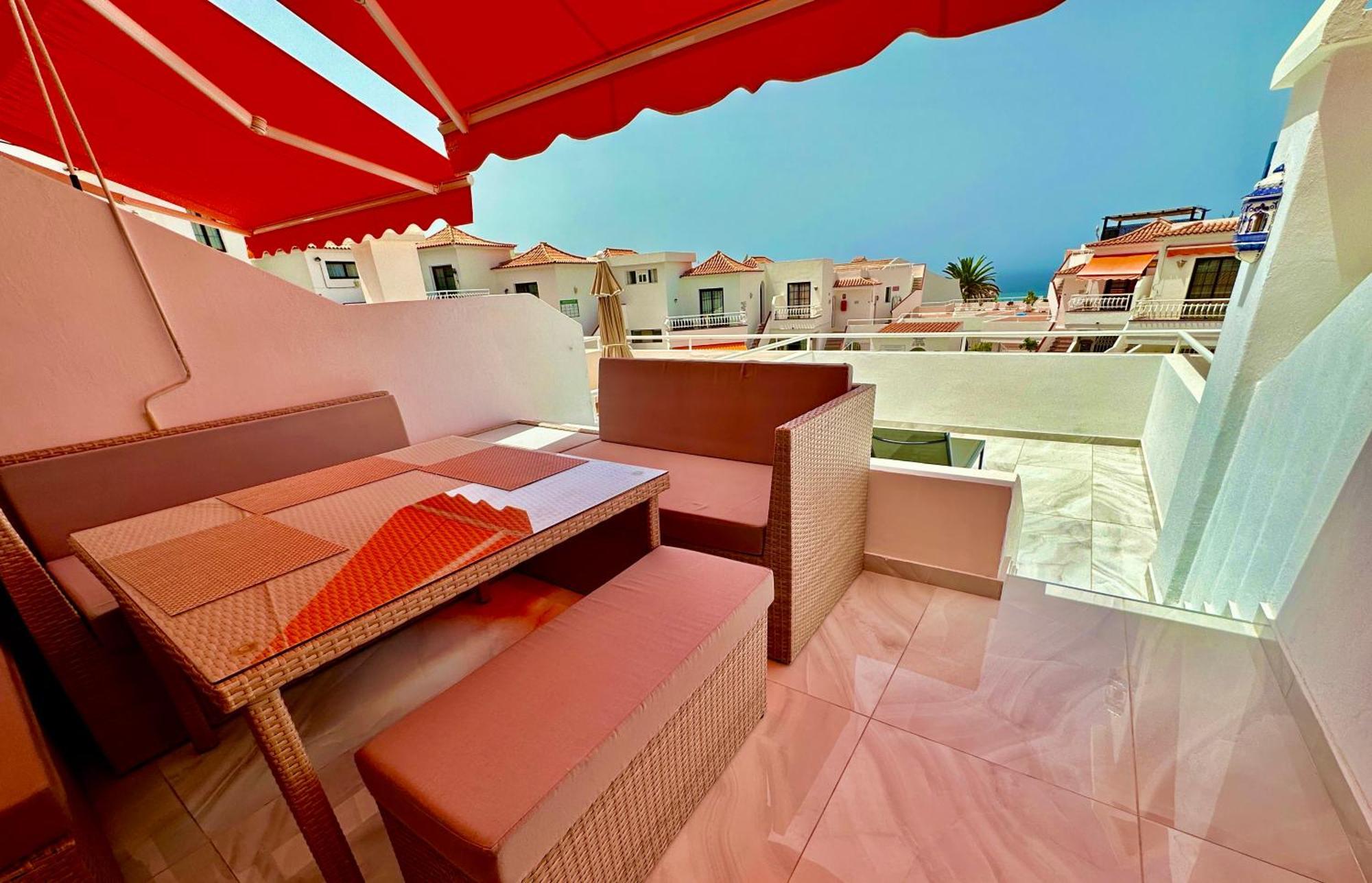 Apartamento Luxury Diamond - Ocean View, Big Terraces, Air Con, Wifi Los Cristianos  Exterior foto